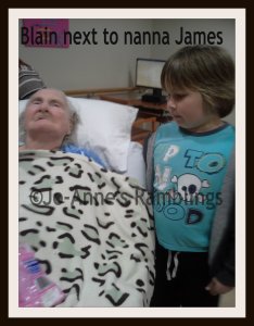 Blain next to Nanna James