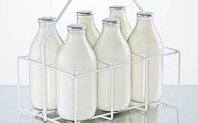 milk bottles