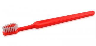 red toothbrush